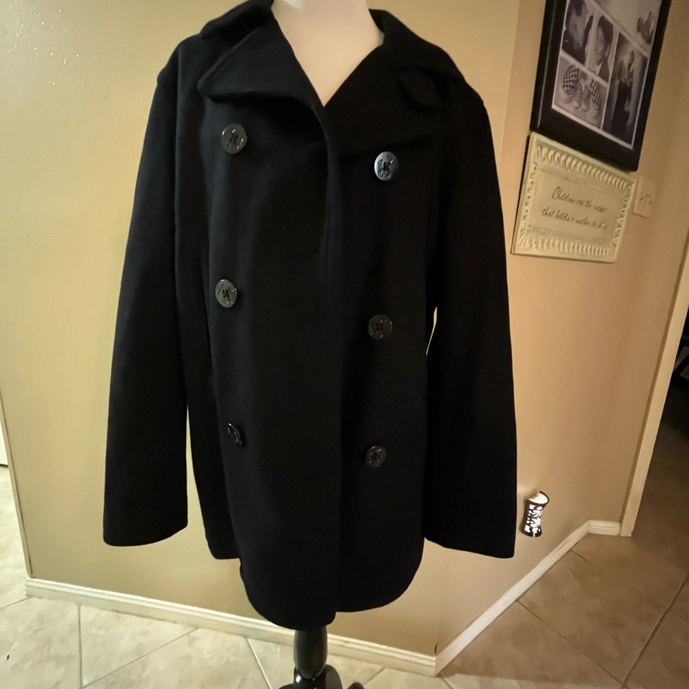 Old Navy Black Trench Coat